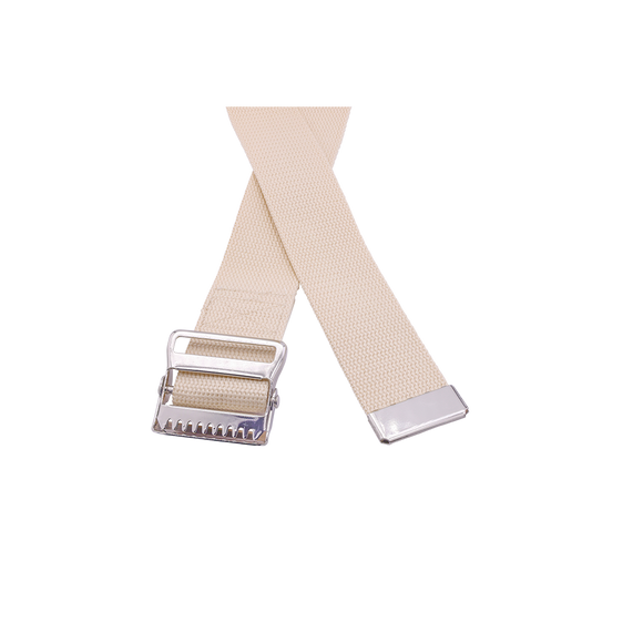 Bird & Cronin - Gait Belt Natural Metal Buckle - 0814-6545