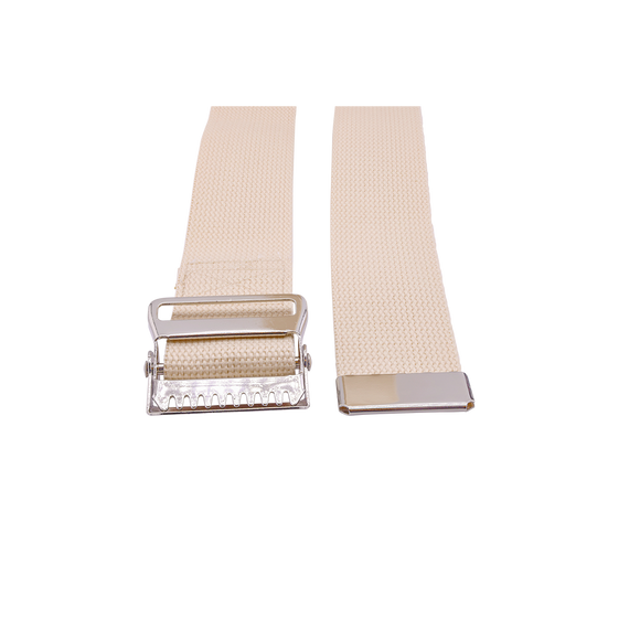 Bird & Cronin - Gait Belt Natural Metal Buckle - 0814-6545